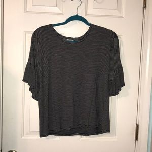 Black and white stripped shirt